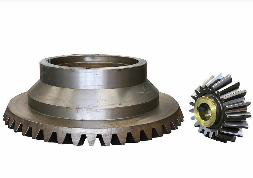 Kualitas tinggi gear besar crusher reduksi aksesoris diameter besar bevel gear besar modul gear