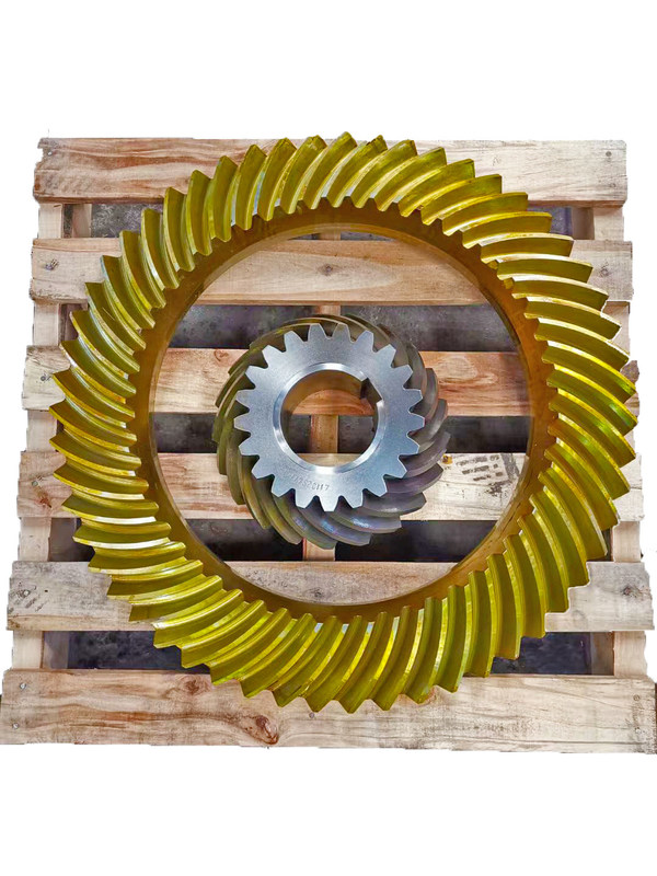 Modul Besar Spiral Bevel Gear Dengan Perbaikan Permukaan Disesuaikan