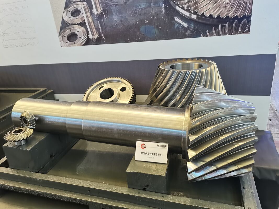 Gear Pinion Bevel Kekerasan Tinggi yang Disesuaikan dengan Profil Gigi Lurus untuk Berbagai Aplikasi Industri