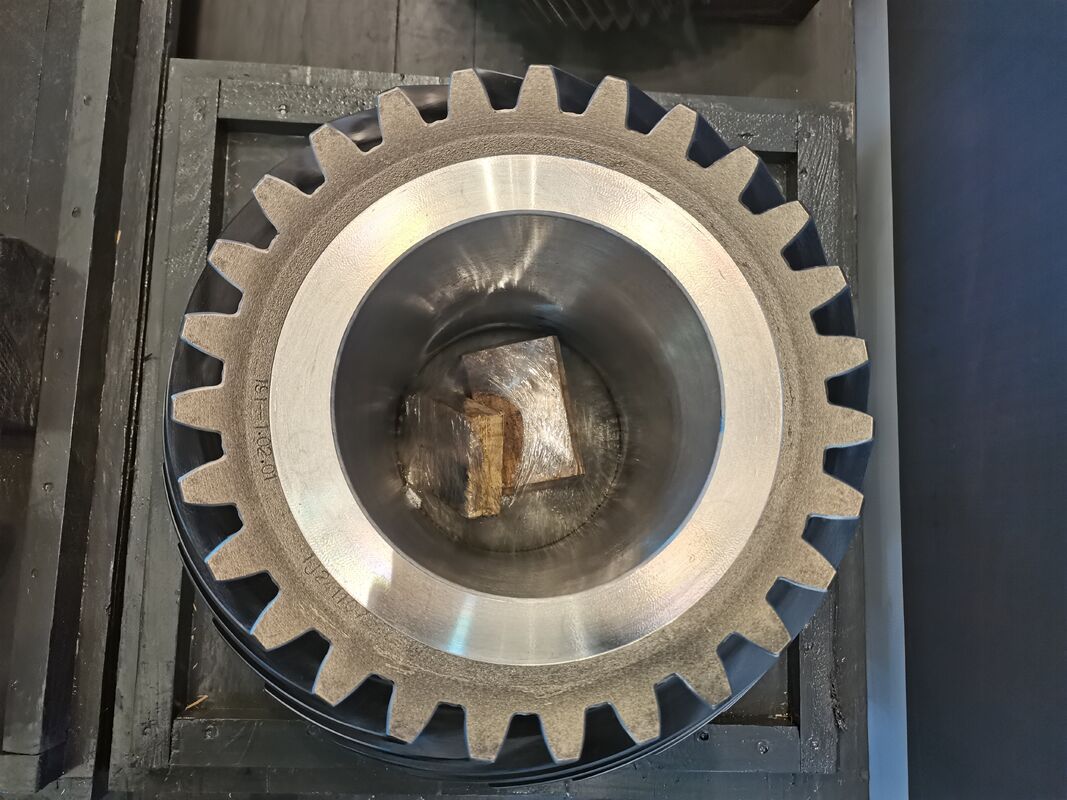 Gear Bevel Spiral Presisi Tinggi dengan Kekerasan HRC45-62 dan Jumlah Gigi yang Dapat Dikustomisasi untuk Transmisi Daya yang Lemes