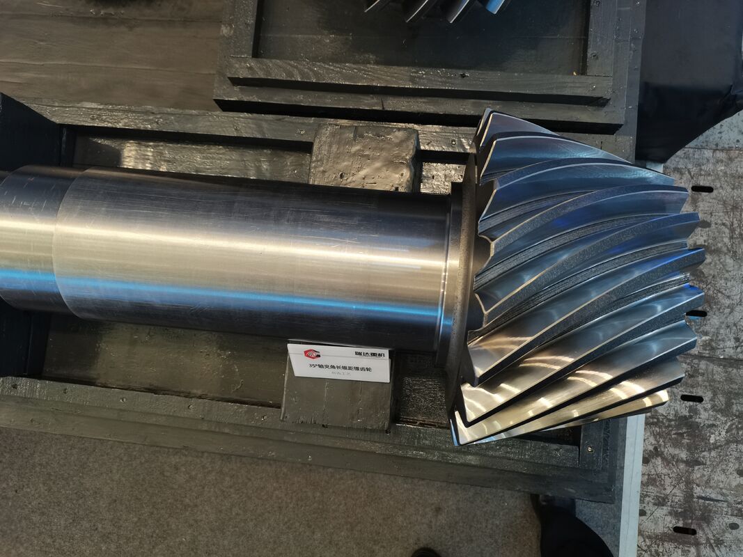 High Precision Spiral Bevel Gear Set with Wear Resistance and Smooth Finished untuk Peralatan Industri