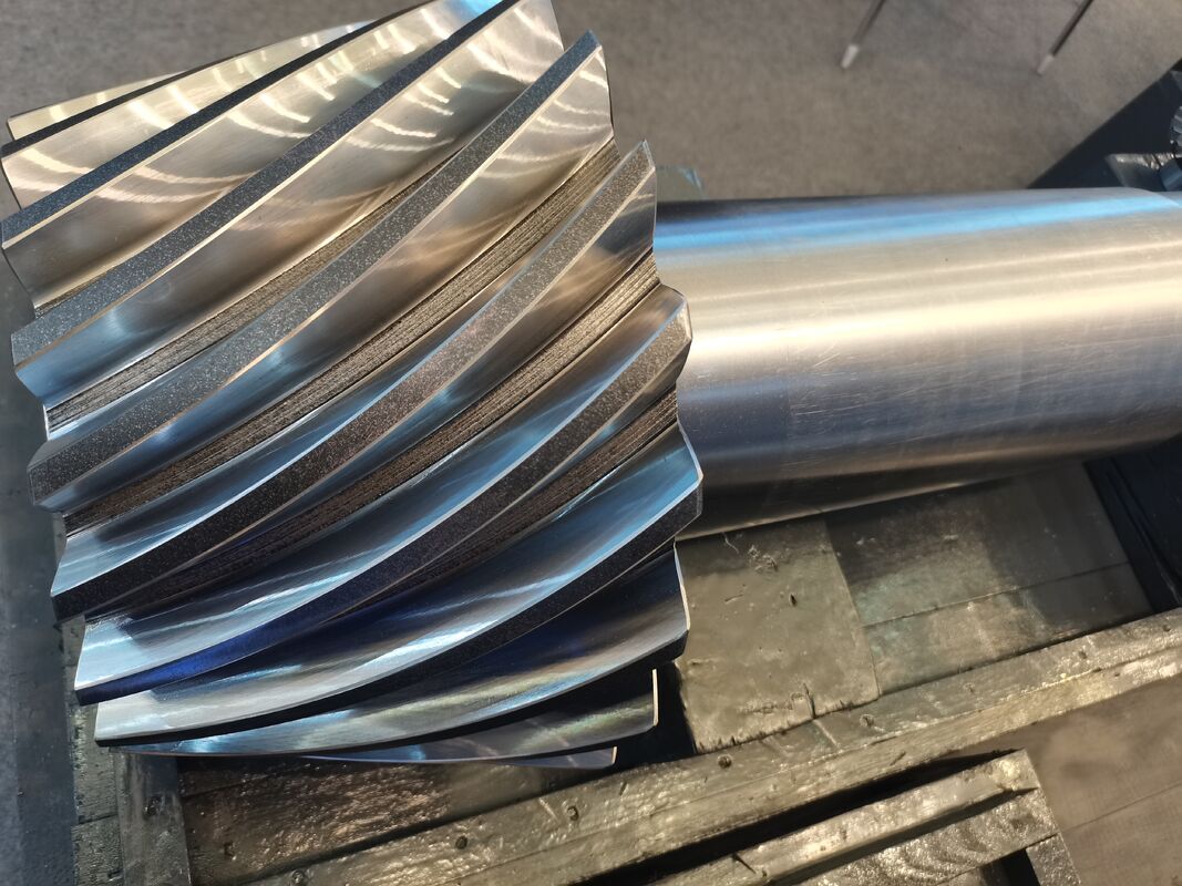 Ruida Gigi Spiral Presisi Tinggi yang Dapat Disesuaikan untuk Mesin Crusher dengan Diameter Besar (50mm-2300mm)