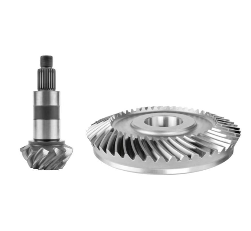Pemasangan Gear Bevel Spiral dengan ketahanan aus dan presisi tinggi untuk aplikasi industri