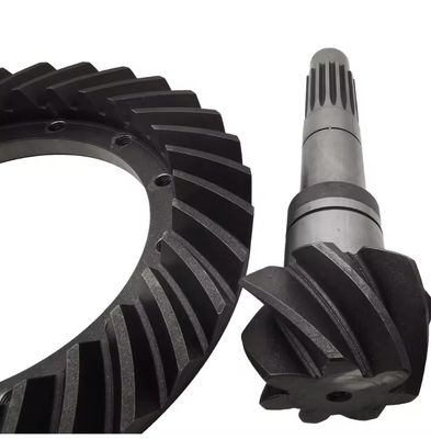 OEM Ukuran C45 Baja Spiral Bevel Gear Untuk Transmisi Mekanis
