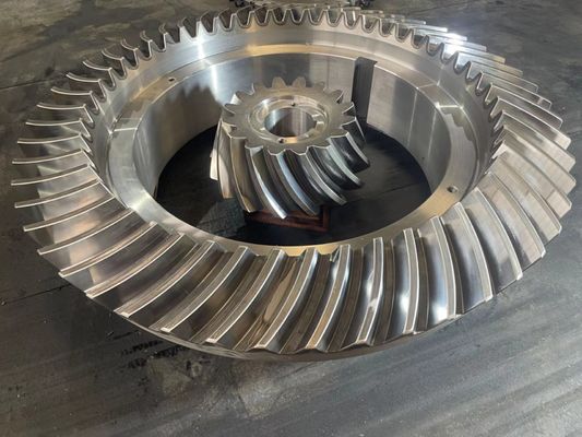 High Durability Helical Bevel Gear Dengan Kekerasan Dan Arahan Disesuaikan